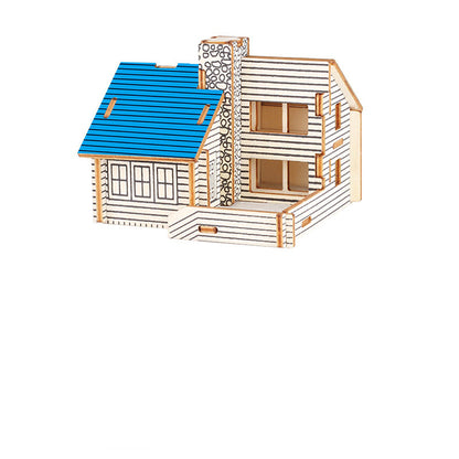  Wooden 3D Puzzle Educational Toy for Building Modeling cashymart