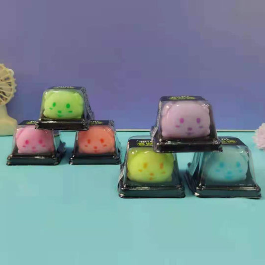  Luminous Squishy Tofu Ball Cat Toy cashymart