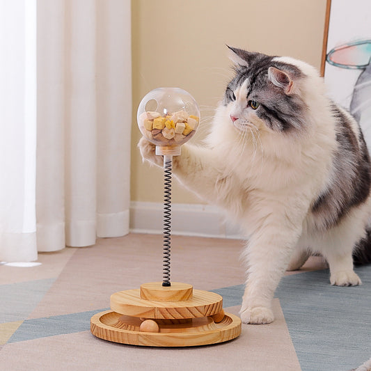  Interactive Cat Treat Dispenser Toy cashymart