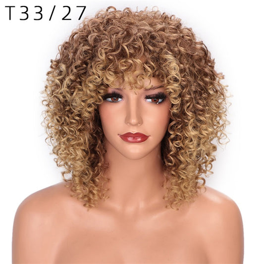  Curly Long High Temperature Wire Wig cashymart