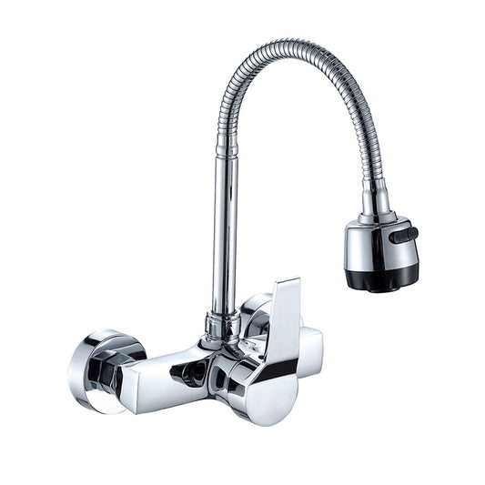  Hot and Cold Wall-Mounted Kitchen Faucet cashymart