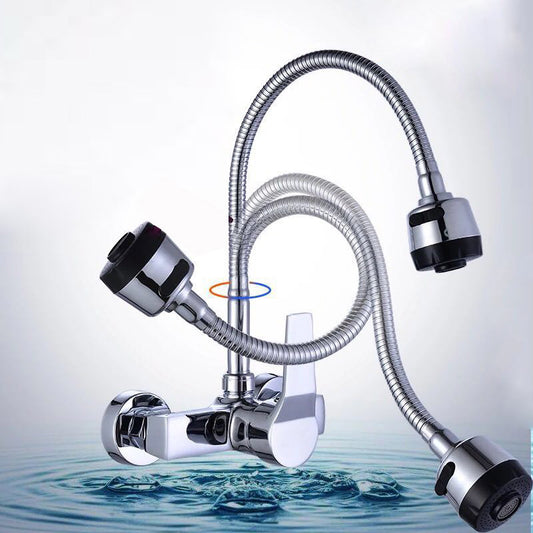  Hot and Cold Wall-Mounted Kitchen Faucet cashymart