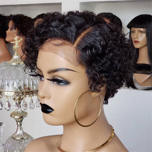  Wholesale European and American Small Curly Wigs cashymart