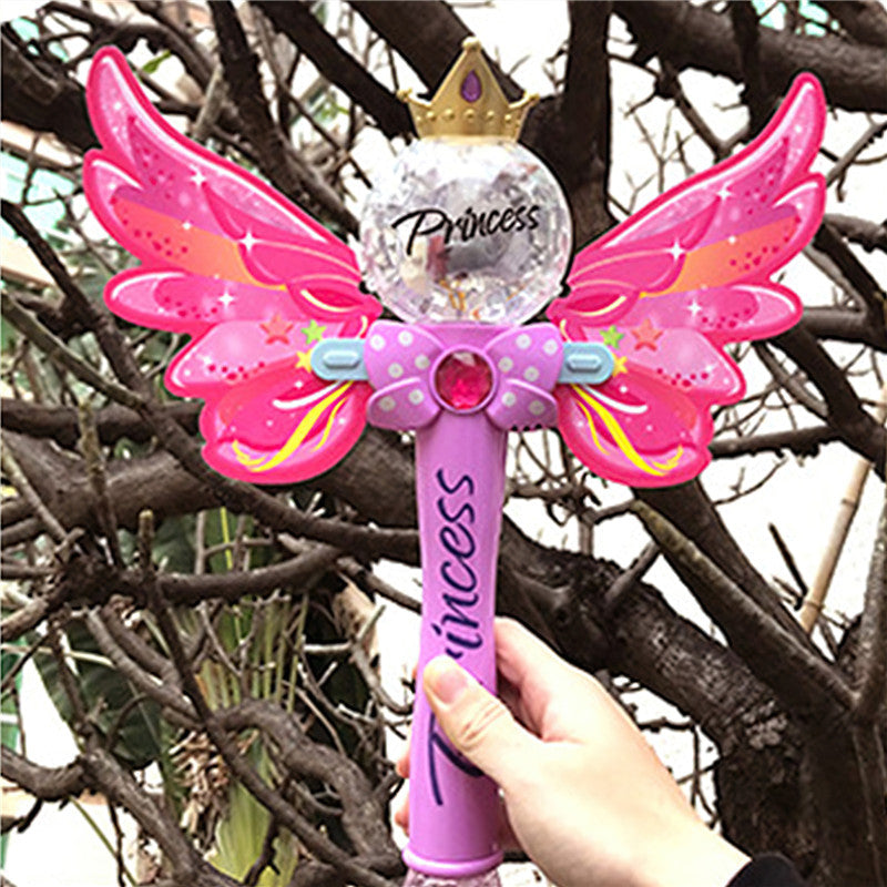  Fairy Princess Magic Wand Bubble Machine cashymart
