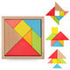Educational Wooden Tangram Puzzle for Infants