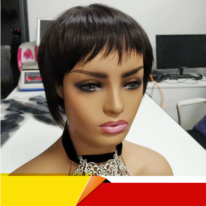 Short Straight Brazilian Human Hair Wig cashymart
