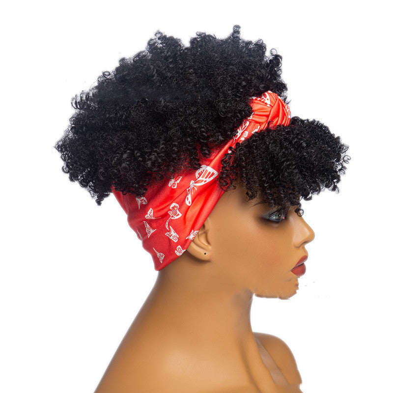  Short Curly Heat-Resistant Wig for Ladies cashymart