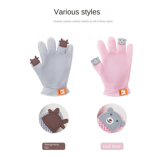  Cat Grooming Glove for Pet Hair Removal and Massage cashymart
