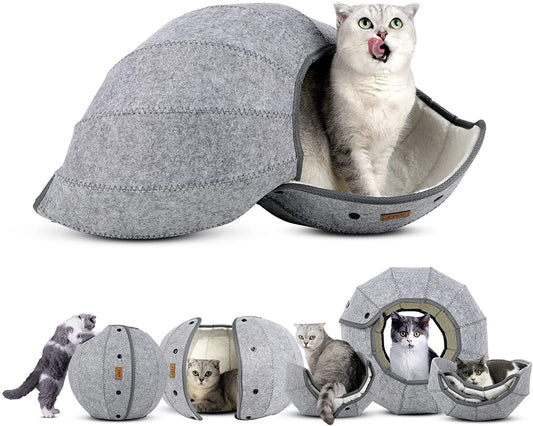  Foldable Cat Tunnel Toy cashymart