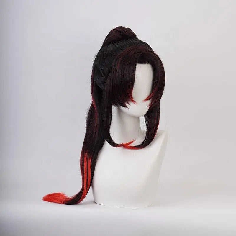  Black Red Mixed Wig cashymart