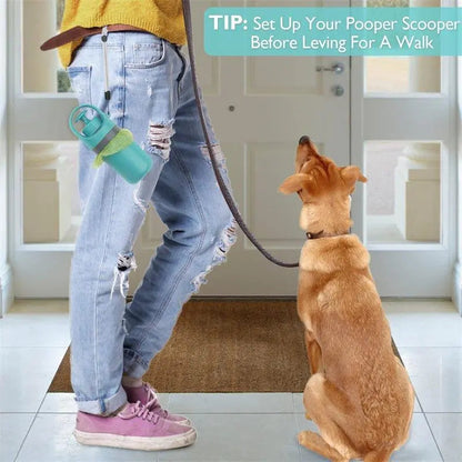  Dog Pooper Scooper With Built-in Poop Bag cashymart