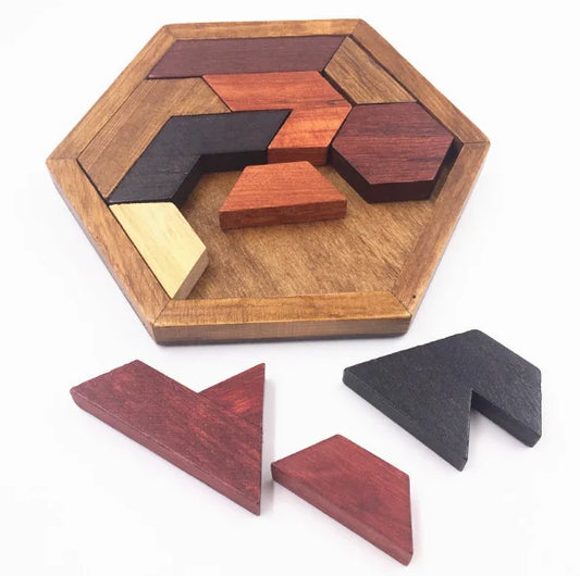  Wooden geometric Shape Jigsaw Puzzle cashymart