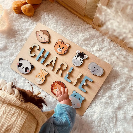  Wooden Name Puzzle for Kids cashymart