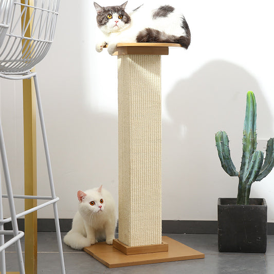  Roman Column Cat Scratching Board with Sisal Material cashymart