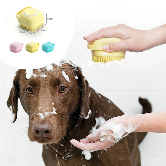  Silicone Pet Bath Massage Gloves Brush cashymart