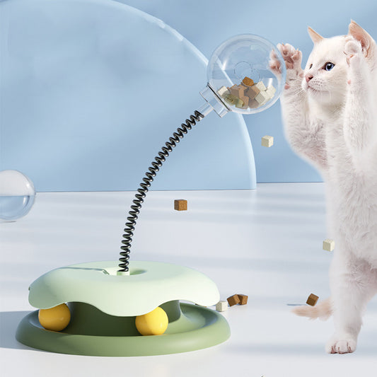  Feline Frenzy Interactive Treat Dispenser Ball cashymart