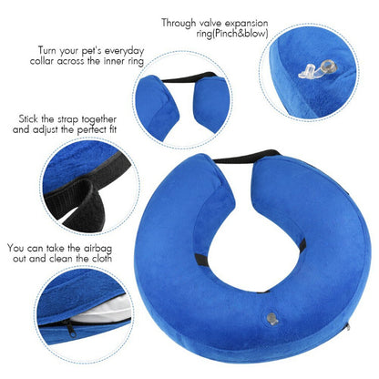  Inflatable Pet Grooming Protective Collar cashymart