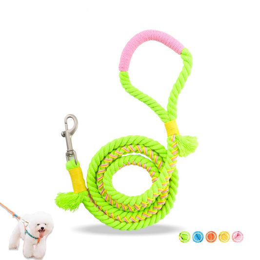  Rope Dog Leash made with Handcrafted Cotton cashymart