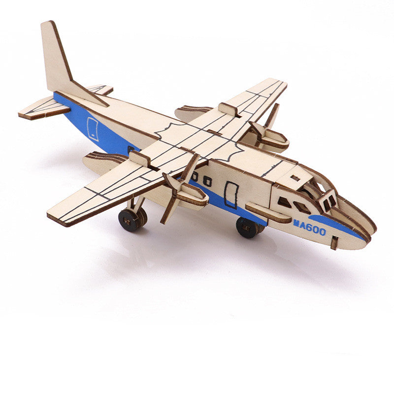  Wooden 3D Puzzle Toys for Kids' Education cashymart