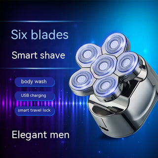 Rechargeable Six-in-One Electric Hair Clipper