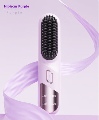  Cordless Wet & Dry Hair Straightener Brush cashymart