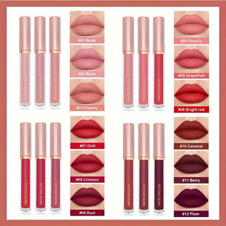  Velvet Kiss Trio Matte Lipstick Set cashymart