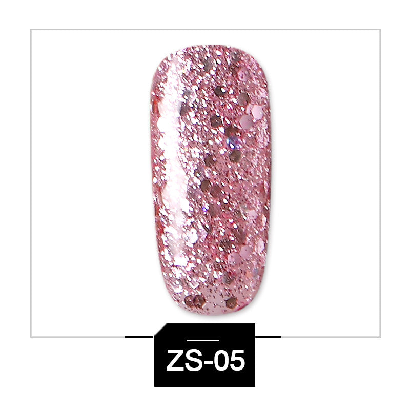  Glitter Phototherapy Nail Polish cashymart