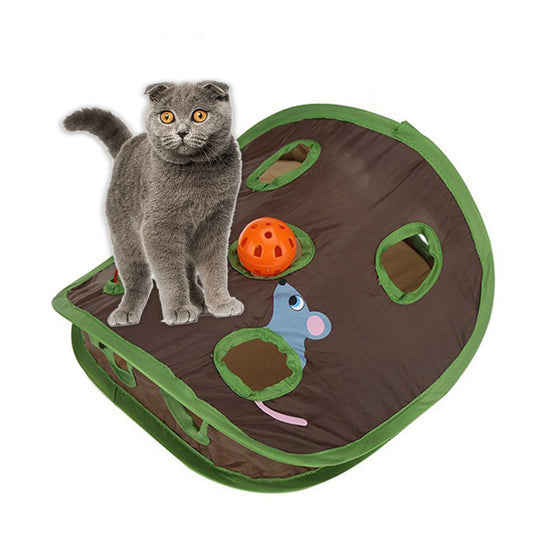  Cat Interactive Hide Seek Game 9 Holes Tunnel cashymart