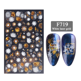  New Nail Stickers 3D Christmas Series cashymart