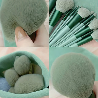  13-Piece Premium Makeup Brush Set cashymart