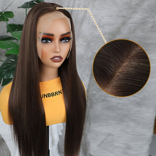  Luxe 28" Straight Synthetic Lace Front Wig cashymart