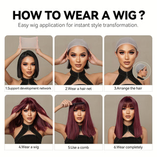  Chic Curly Bangs Wig cashymart