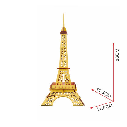  Little Paris Tower Stereo Jigsaw Puzzle - DIY Educational Toy for Children cashymart