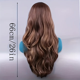  Chic Ombre Brown & Blonde Curly Wig cashymart