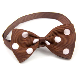  Polka Dot Bow Webbing Pet Accessories cashymart