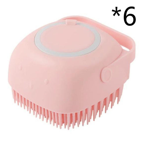 Silicone Pet Bath Massage Gloves Brush