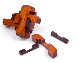  Wooden Puzzle Educational Toy - Luban Lock cashymart