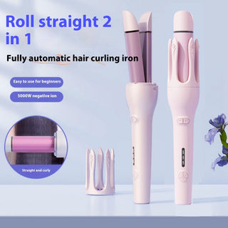  2-in-1 Automatic Curler & Straightener cashymart