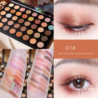  Pearly Earth Color Multi-color Eyeshadow Palette cashymart