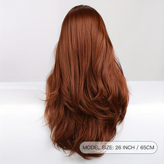  Red Brown Ginger Glam Wig cashymart