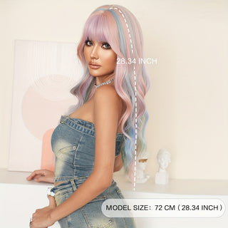  7JHH WIGS Enchanting Fantasy Long Wavy Wig cashymart