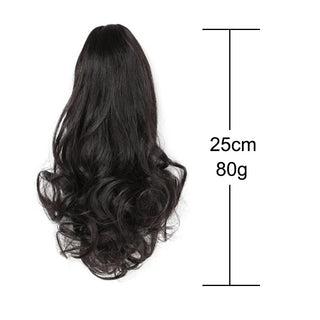  10 Inch Synthetic Wavy Curly Ponytail Hair Extension cashymart