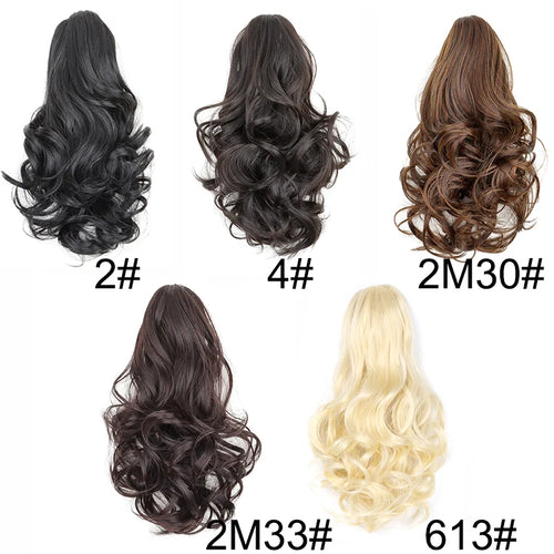 10 Inch Synthetic Wavy Curly Ponytail Hair Extension cashymart