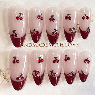  10 Pcs Metallic Glitter Press On Nails cashymart