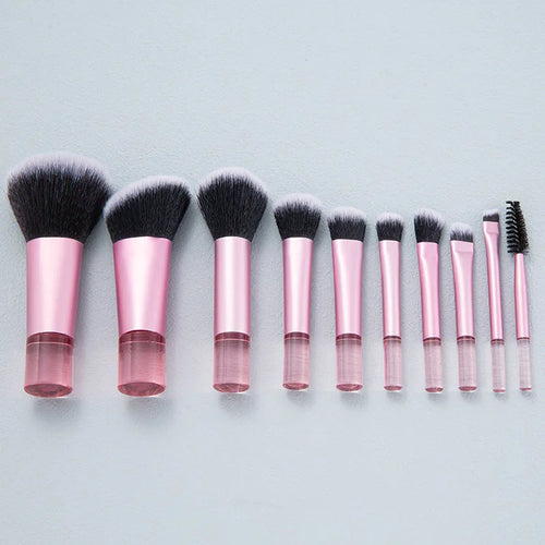  10 Piece Mini Makeup Brush Set Professional Tools cashymart