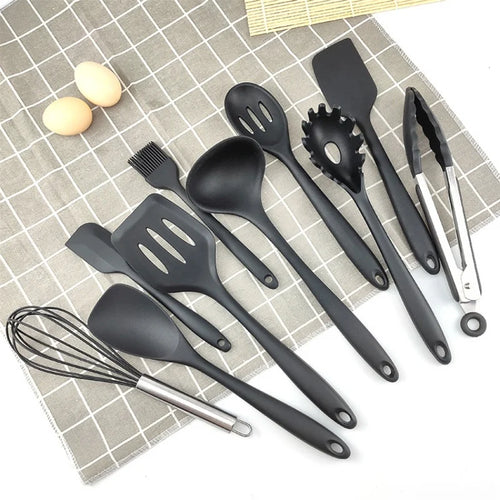  10 Piece Silicone Cookware Set for Kitchen cashymart