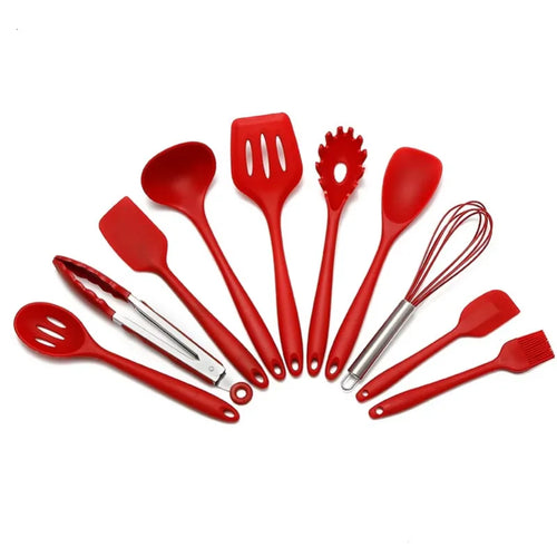  10 Piece Silicone Cookware Set for Kitchen cashymart