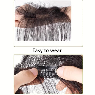  100% Human Hair Clip In Bangs Extensions cashymart