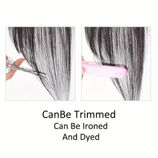  100% Human Hair Clip In Bangs Extensions cashymart