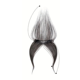  100% Human Hair Clip In Bangs Extensions cashymart